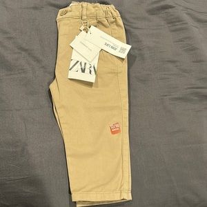Zara Baby Tan Color Pants Size 12-18 Months BNWT